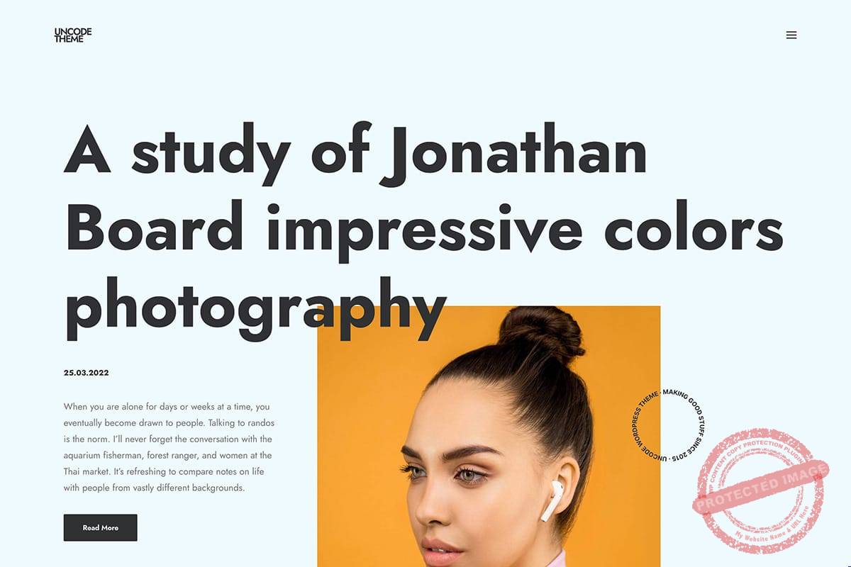 Blog creative Theme