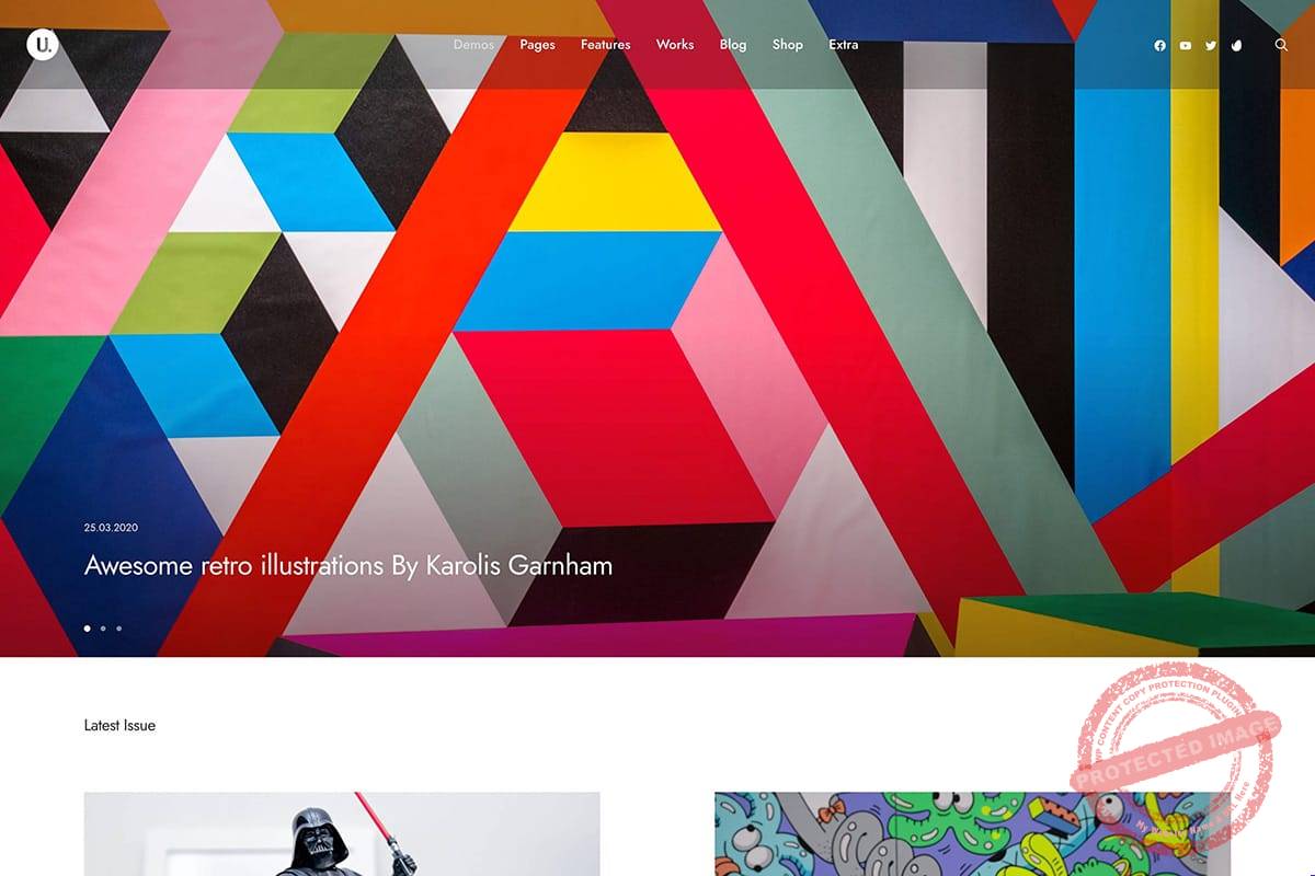 Art blog Theme