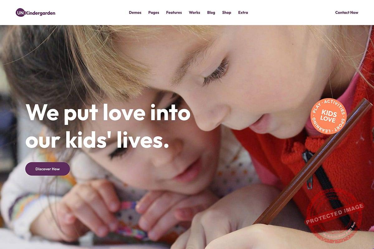 Kids Education WordPress Theme