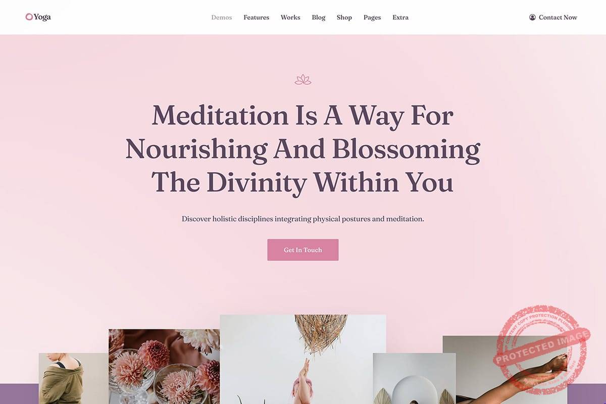 Yoga WordPress Theme