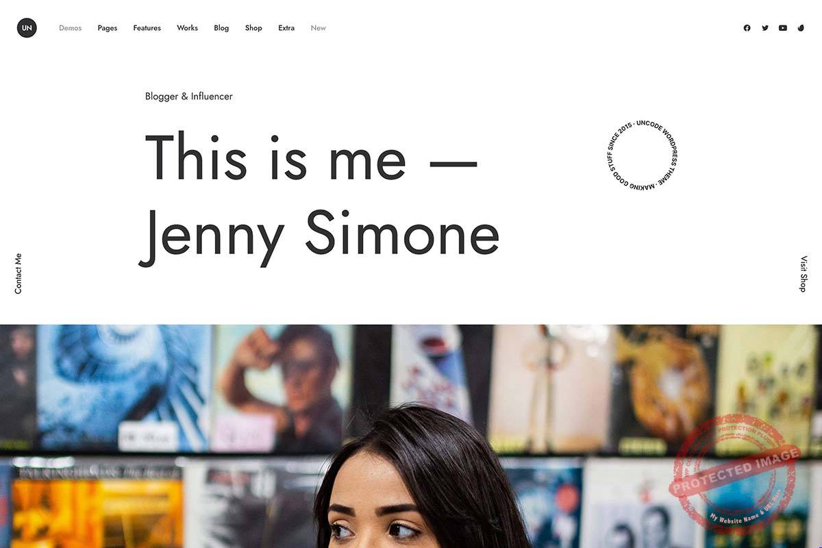 Influencer WordPress Theme