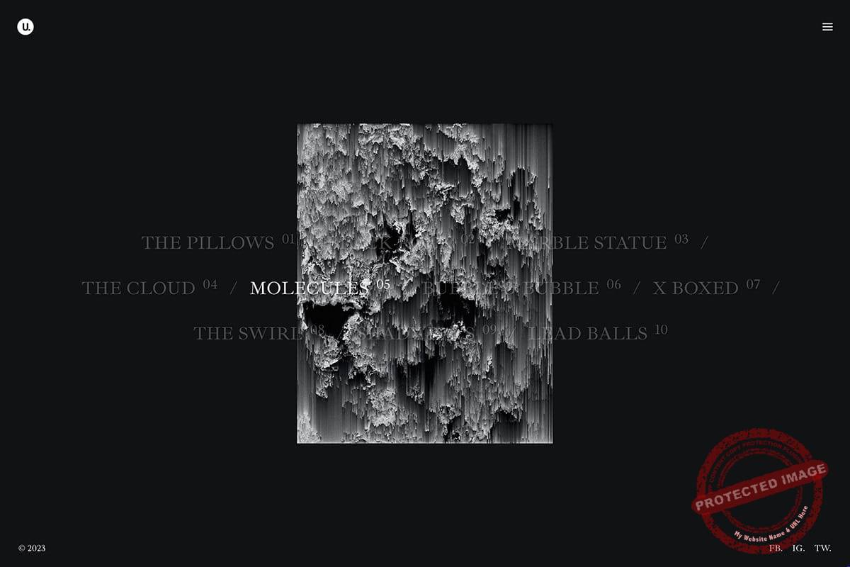 Portfolio minimal Theme