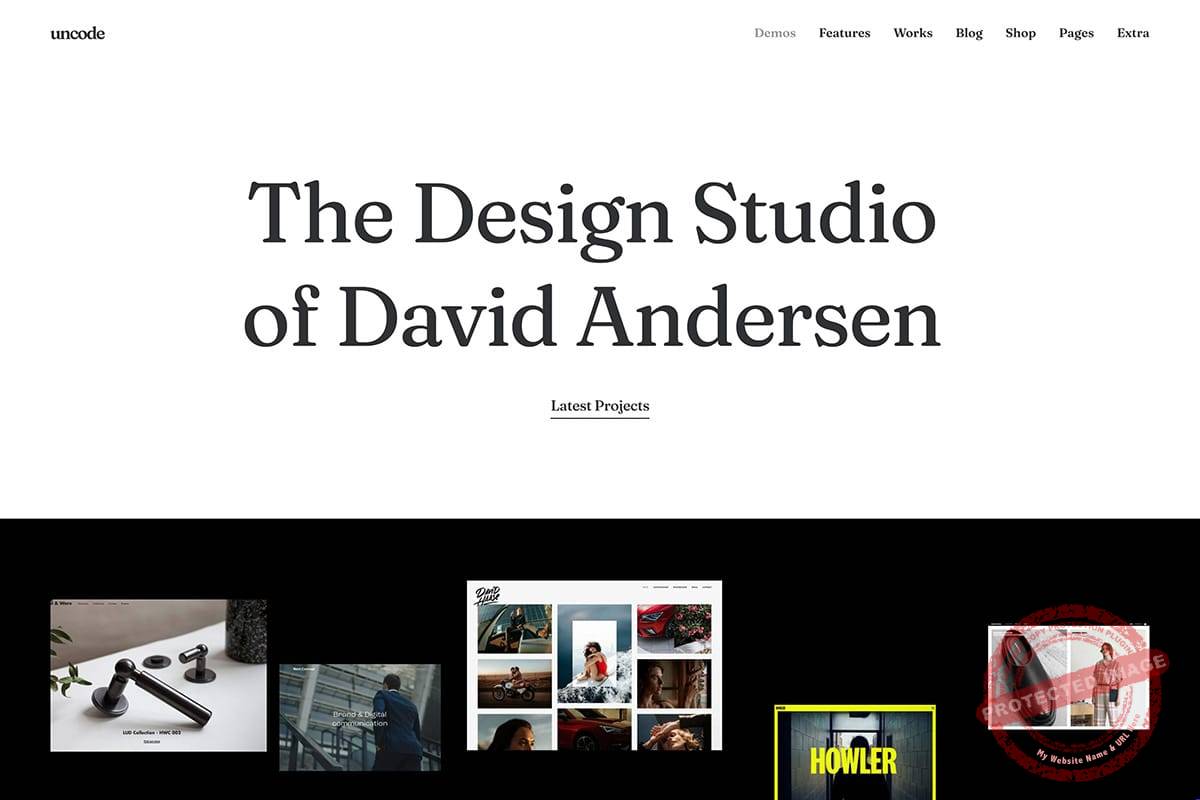 Minimal Portfolio WordPress Theme