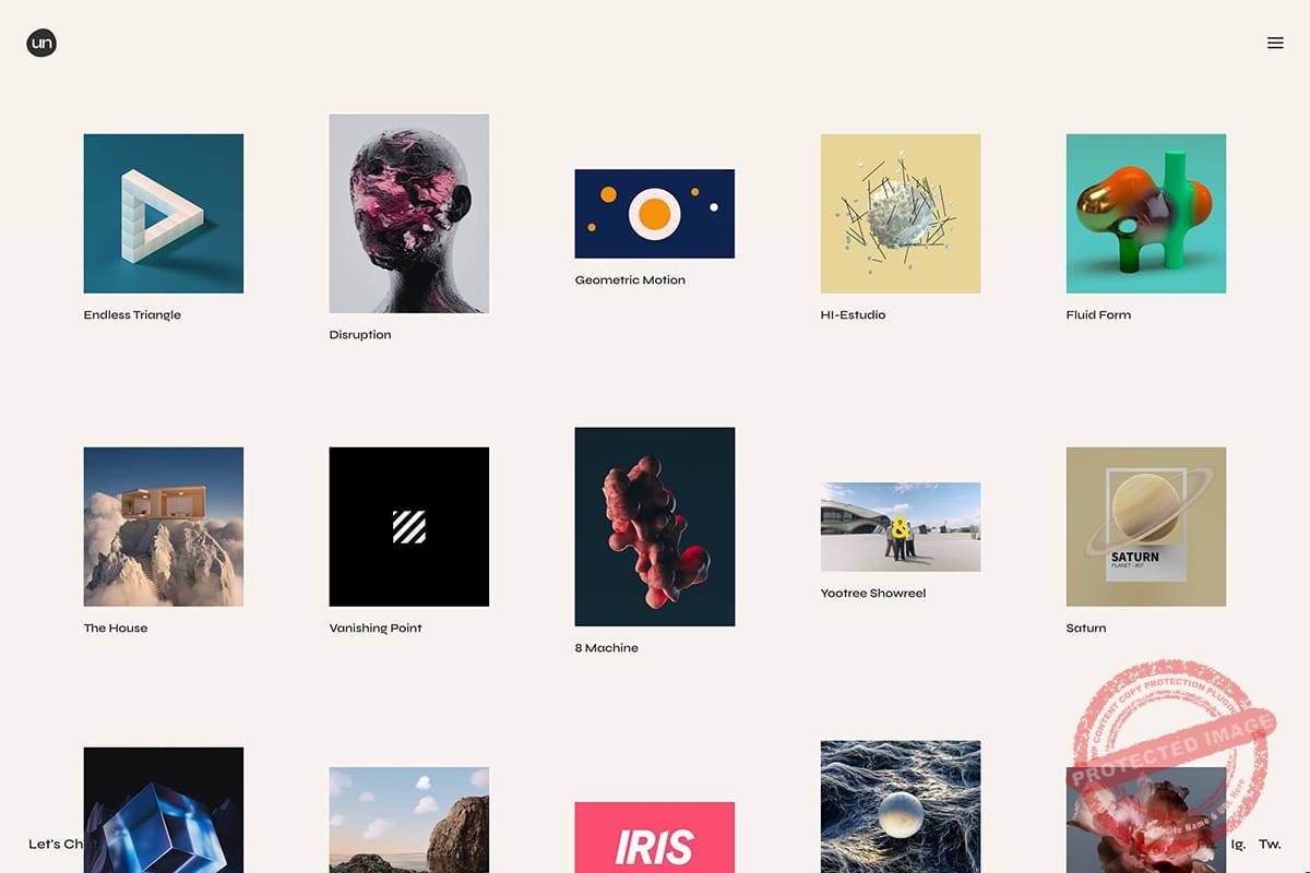Video portfolio WP