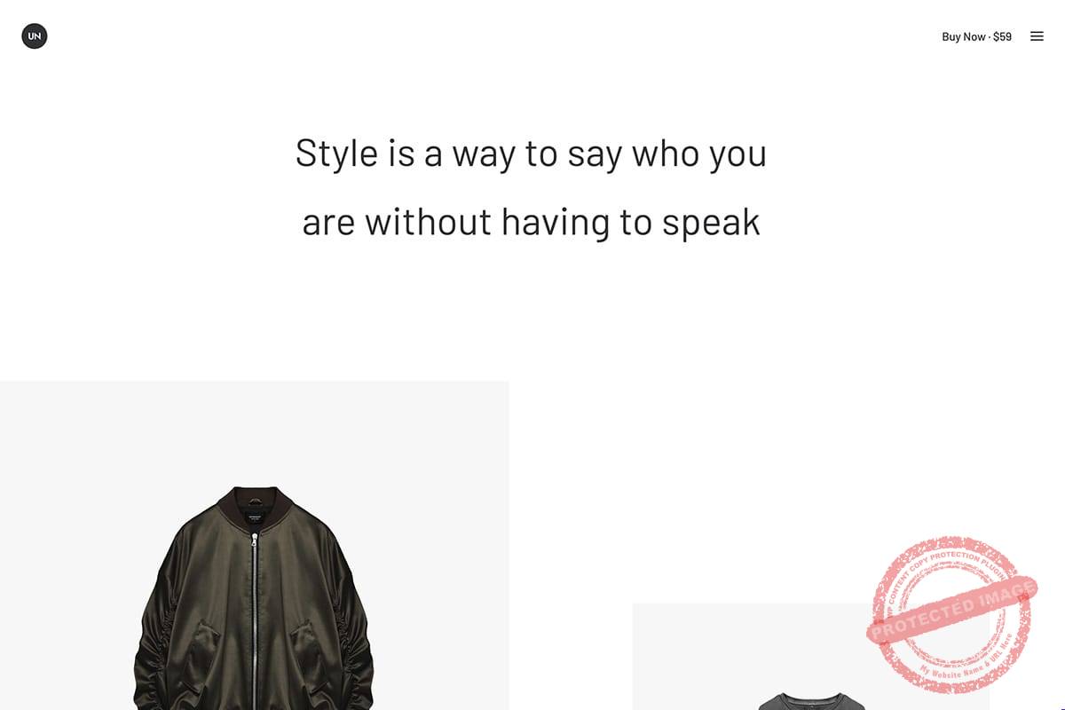 WooCommerce minimal Theme